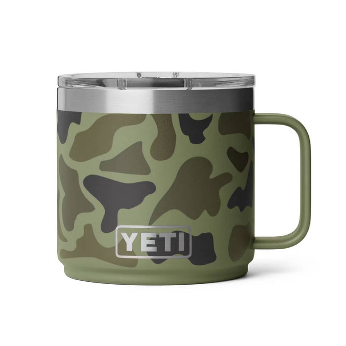 Yeti Rambler 14oz Mug - Olive Camo