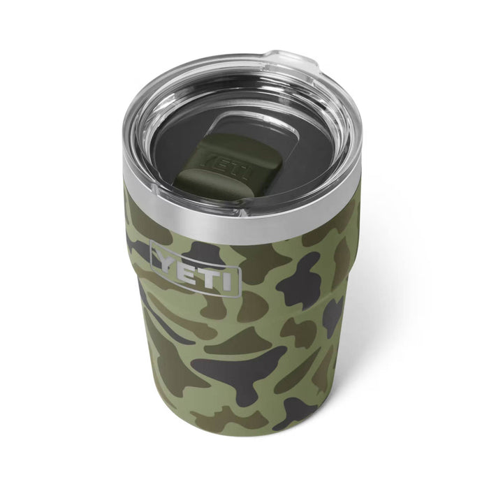 Yeti Rambler 16oz Stackable Cup - Olive Camo