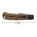 Case Crossroads™ Luna Richlite® w/Black G-10 XR Texas Trapper Knives W.R. Case