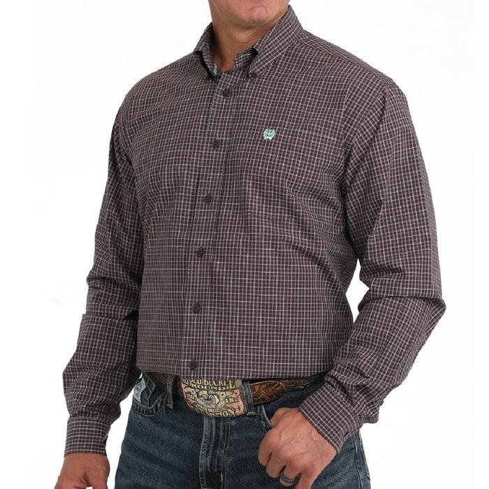 Cinch Men's Plaid Button Shirt