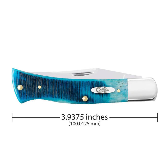 Case Caribbean Blue Bone - Sawcut Jig Axe Handle