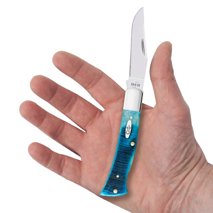 Case Caribbean Blue Bone - Sawcut Jig Axe Handle