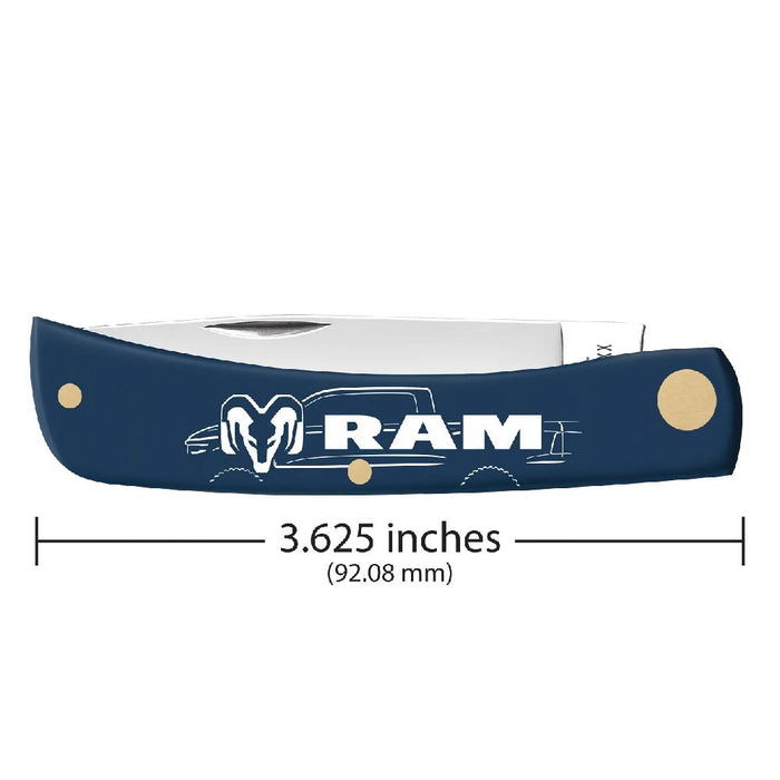 Case Smooth Navy Blue Synthetic Ram Trucks Sod Buster Jr