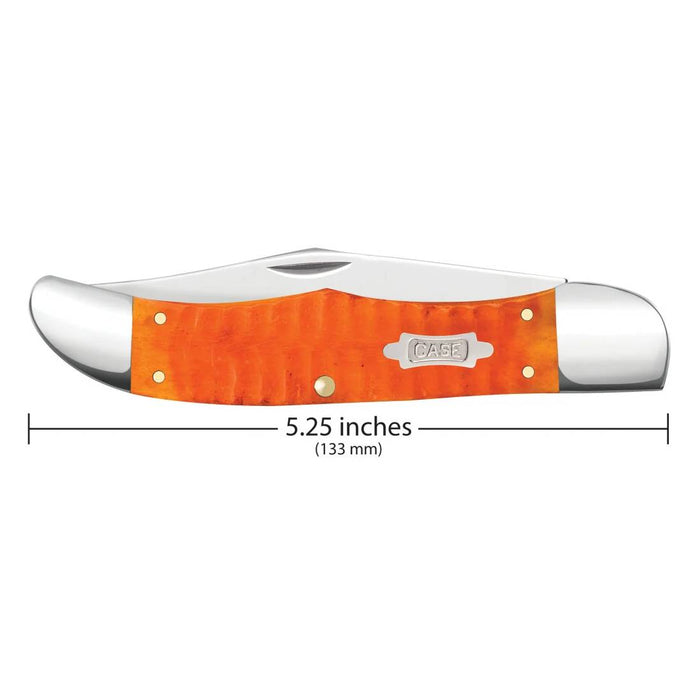 Case Gator Jig Persimmon Orange Bone CS Folding Hunter