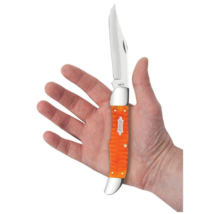 Case Gator Jig Persimmon Orange Bone CS Folding Hunter