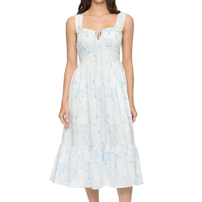Flag & Anthem Women's Virginia Bandana Light Blue Peasant Dress WOMEN - Clothing - Dresses Flag And Anthem