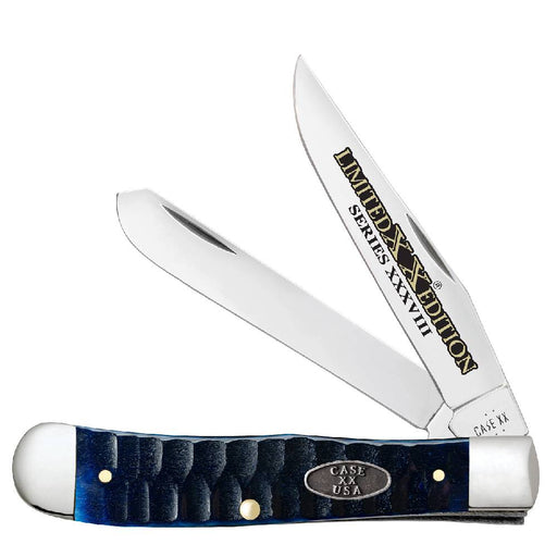 Case Trapper - Ocean Blue Bone Gator Jig - Limited Edition XXXVIII Knives W.R. Case