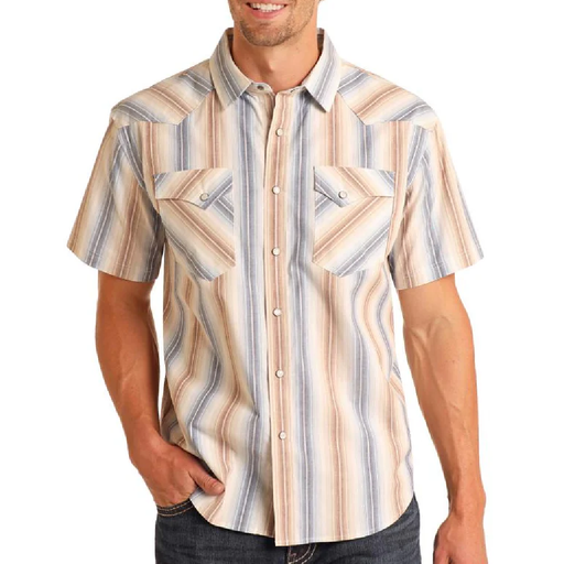 Panhandle Slim Men's Vintage Stripe Snap Shirt MEN - Clothing - Shirts - Short Sleeve Panhandle