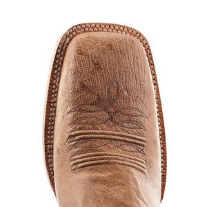 R. Watson Men's Sand Bruciato Smooth Ostrich Boot MEN - Footwear - Exotic Western Boots R Watson   