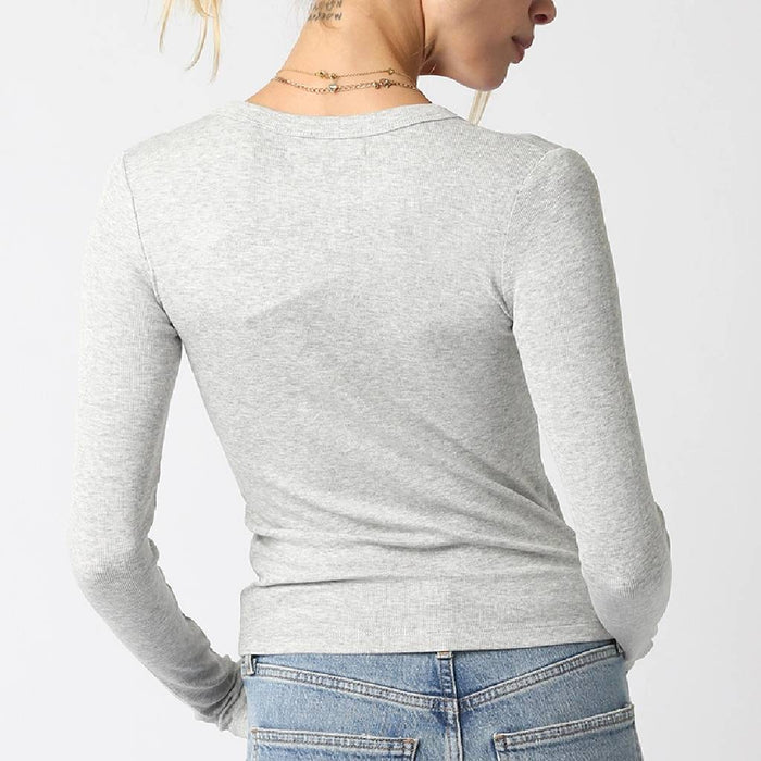 Light Heather Grey Jessie Top