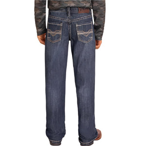 Rock & Roll Denim Boy's Two Tone Stitch Boot Cut Jeans KIDS - Boys - Clothing - Jeans Panhandle   