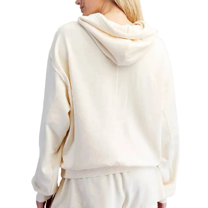 Bone Washed Boot Embroidered Hoodie