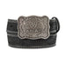 Ariat Boy's 1 1/4" Double Stitch Black Belt KIDS - Accessories - Belts M&F Western Products
