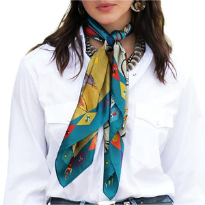 Fringe Scarves "Space Cowgirl" Short Wild Rag ACCESSORIES - Additional Accessories - Wild Rags & Scarves Fringe Scarves