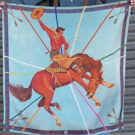 Fringe Scarves "Rodeo King" Short Wild Rag ACCESSORIES - Additional Accessories - Wild Rags & Scarves Fringe Scarves   