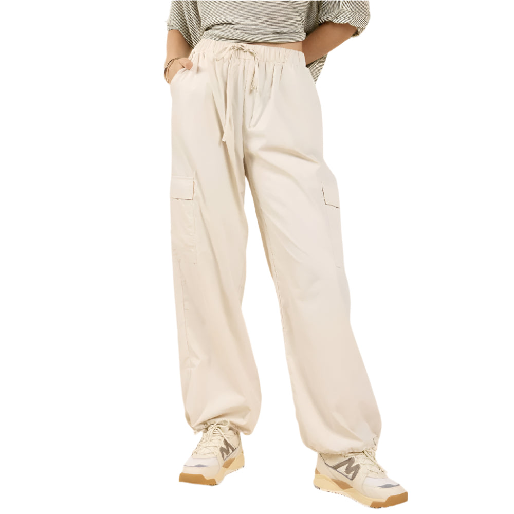 Sadie & Sage Nylon Cargo Pants