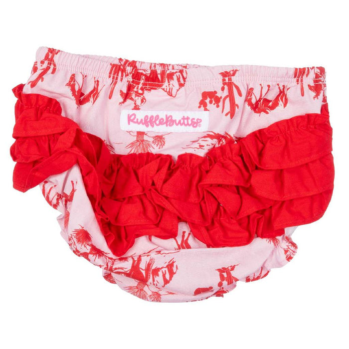 Ruffle Butts Western Trail Baby Girl's Top Bloomer Pink Set KIDS - Baby - Baby Girl Clothing Ruffle Butts/Rugged Butts