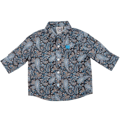 Cinch Baby Boy's Paisley Print Button Down Shirt KIDS - Boys - Clothing - Shirts - Long Sleeve Shirts Cinch