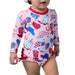 Ruffle Butts Pink Stars & Boots Rash Guard Swimsuit KIDS - Girls - Clothing - Surf & Swimwear Ruffle Butts/Rugged Butts