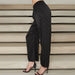 * Silky Lattice Print Palazzo Pant - FINAL SALE WOMEN - Clothing - Pants & Leggings Milio Milano