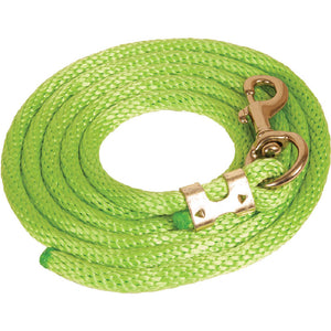 Poly Lead Rope with Bolt Snap Tack - Lead Ropes Teskey's Lime  