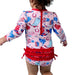 Ruffle Butts Pink Stars & Boots Rash Guard Swimsuit KIDS - Girls - Clothing - Surf & Swimwear Ruffle Butts/Rugged Butts