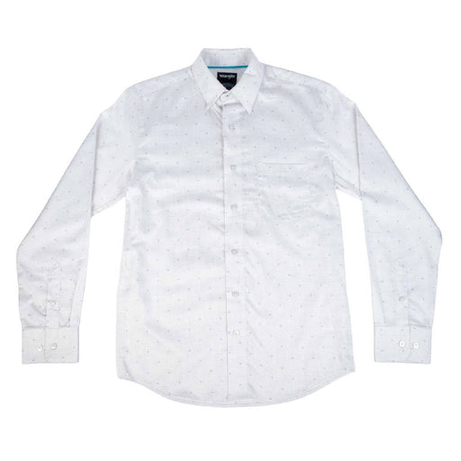 Wrangler Men's Cojo Square Print Button Down Shirt MEN - Clothing - Shirts - Long Sleeve Wrangler