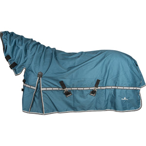 Classic Equine Windbreaker Turnout with Hood Sheet Equine - Blankets & Sheets Classic Equine Dark Teal X-Small 