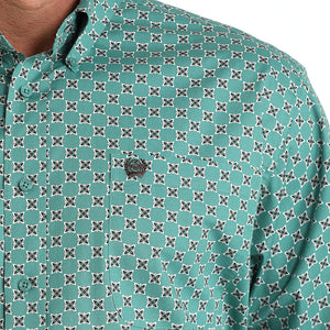 Cinch Men's Geo Print Shirt MEN - Clothing - Shirts - Long Sleeve Shirts Cinch   