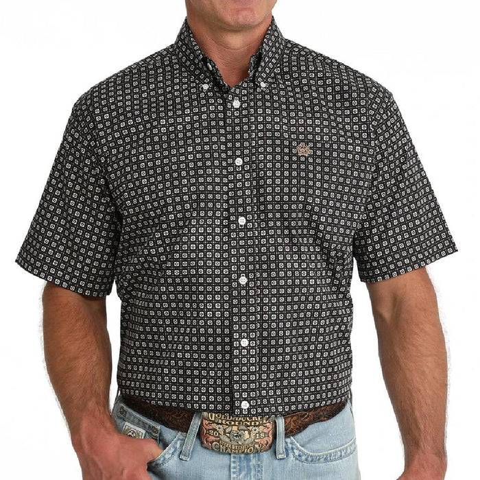 Cinch Men's Medallion Button Down Shirt MEN - Clothing - Shirts - Short Sleeve Cinch