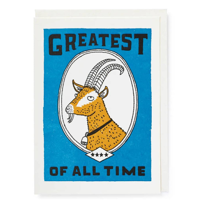 "Greatest of All Time" Greeting Card HOME & GIFTS - Gifts Archivist Gallery