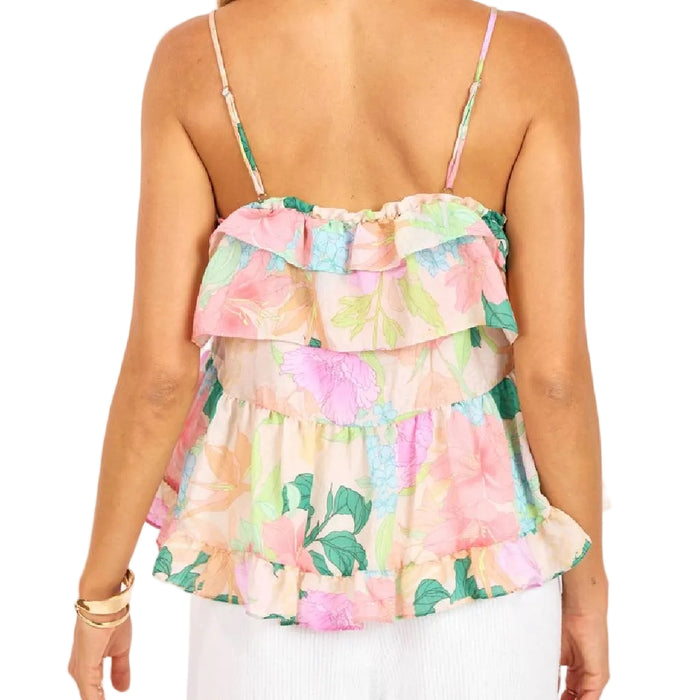 Sage the Label Bloom Revival Ruffle Cami WOMEN - Clothing - Tops - Sleeveless Sage The Label