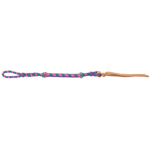 Mustang Poly Quirt Tack - Whips, Crops & Quirts Mustang Teal/Purple/Pink