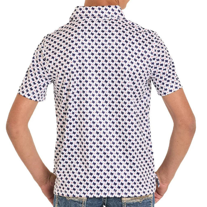 Panhandle Slim Boy's Snap Polo Shirt