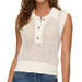 Flag & Anthem Women's Leigh White Knit Sweater Tank WOMEN - Clothing - Tops - Short Sleeved Flag And Anthem