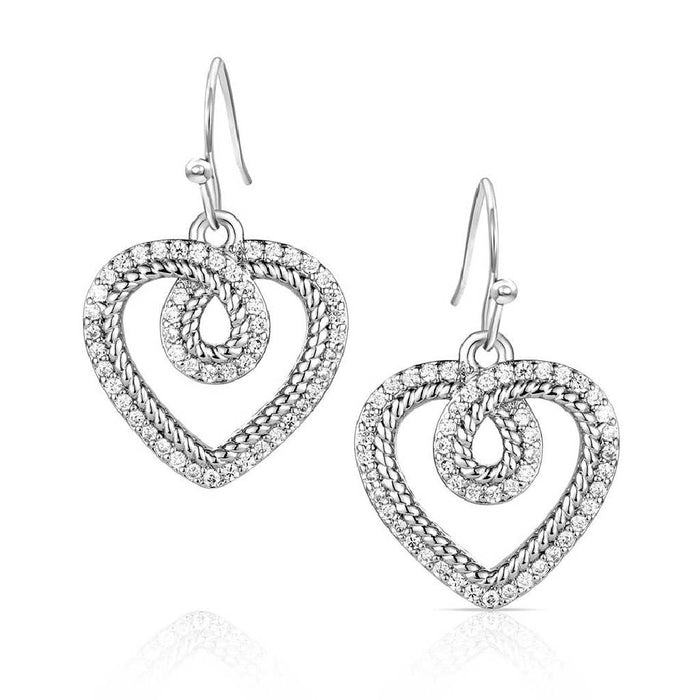 Montana Silversmiths Heart Of Radiance Earrings WOMEN - Accessories - Jewelry - Earrings Montana Silversmiths