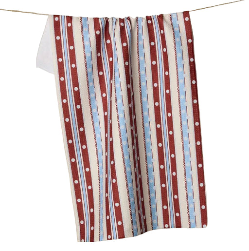 Geometry Blue Skies Stripes Tea Towel HOME & GIFTS - Tabletop + Kitchen - Kitchen Decor Geometry