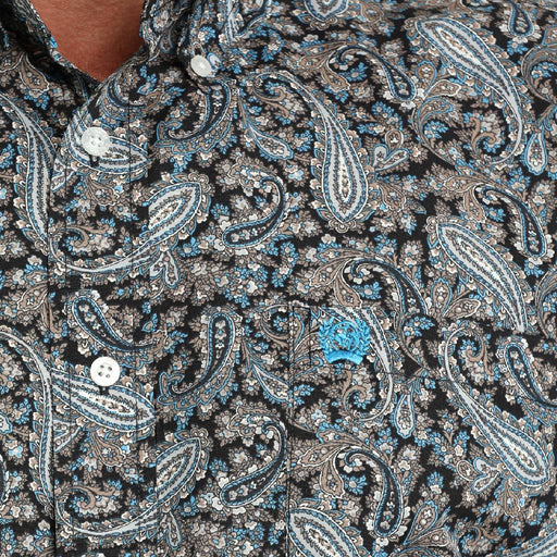 Cinch Men's Paisley Print Button Down Shirt MEN - Clothing - Shirts - Short Sleeve Cinch