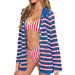 Show Me Your Mumu Montauk Stripe Crochet Coverup WOMEN - Clothing - Surf & Swimwear - Cover-Ups Show Me Your Mumu