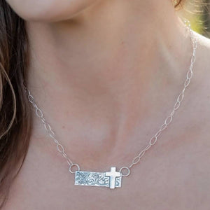 VOGT The Blessed Bar Necklace WOMEN - Accessories - Jewelry - Necklaces VOGT SILVERSMITHS   
