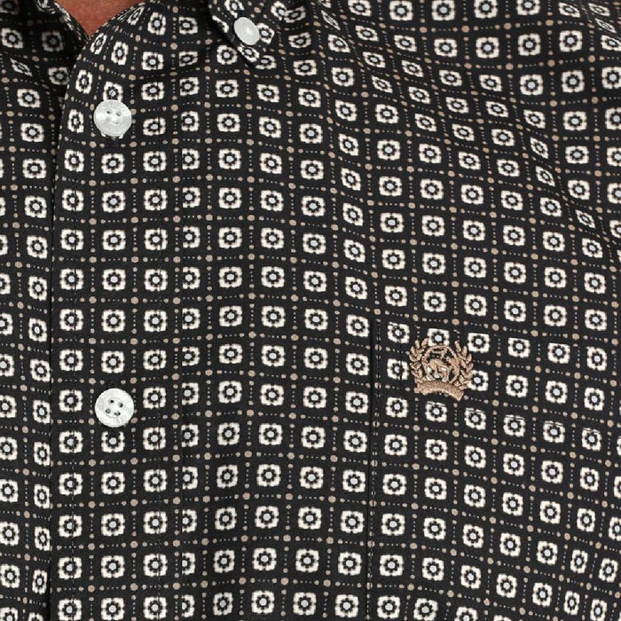 Cinch Men's Medallion Button Down Shirt MEN - Clothing - Shirts - Short Sleeve Cinch