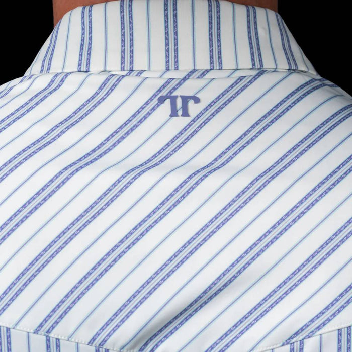 Ferrell Brand The Jack In Blue Snap Polo Shirt