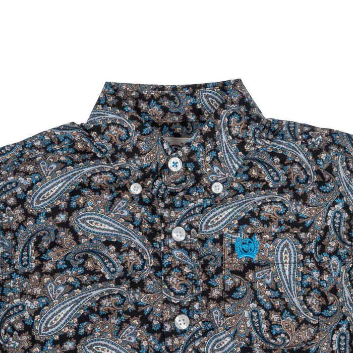 Cinch Baby Boy's Paisley Print Button Down Shirt KIDS - Boys - Clothing - Shirts - Long Sleeve Shirts Cinch