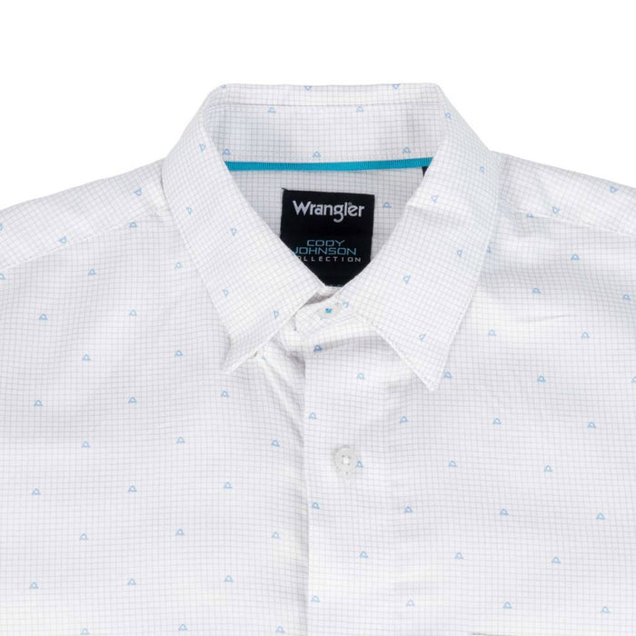 Wrangler Men's Cojo Square Print Button Down Shirt