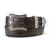 Ariat Women's 1 1/2" Croc Print Brown Belt WOMEN - Accessories - Belts M&F Western Products