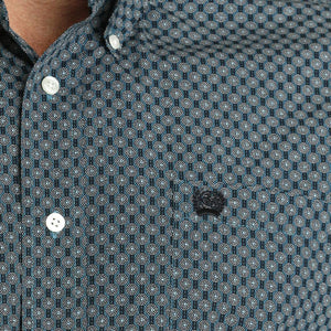 Cinch Men's Circle Geo Print Shirt MEN - Clothing - Shirts - Long Sleeve Shirts Cinch   
