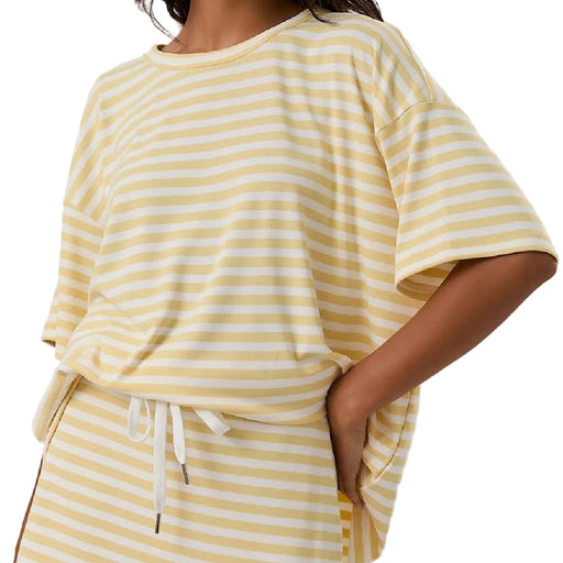 Oversized Stripe Top WOMEN - Clothing - Tops - Short Sleeved LE LIS