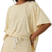 Oversized Stripe Top WOMEN - Clothing - Tops - Short Sleeved LE LIS