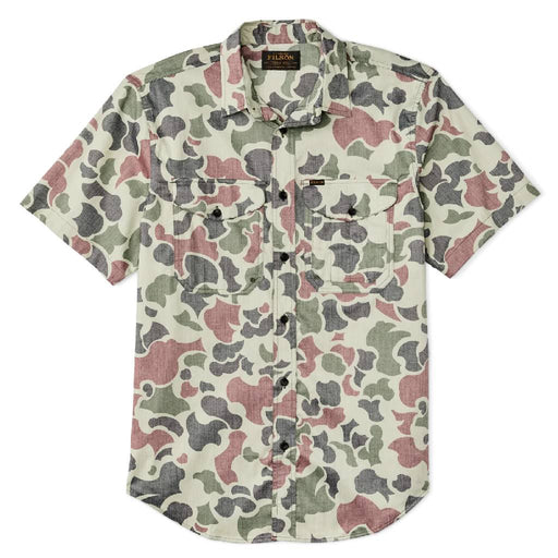 Filson Twin Lakes Sport Shirt - Shrub Camo MEN - Clothing - Shirts - Short Sleeve Filson