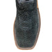 Anderson Bean Men's Square Toe Grey Carpincho Black Chex Western Boot MEN - Footwear - Exotic Western Boots Anderson Bean Boot Co.